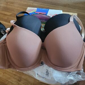 Chic Black and Tan Women's Bra